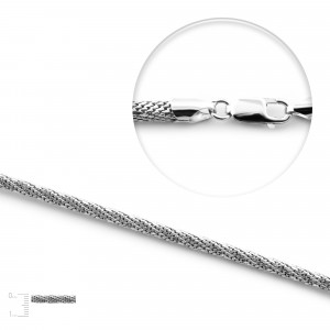 Срібний ланцюжок 43AGVQ ALT rod