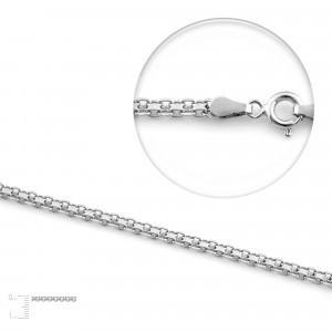 Серебряная цепь BS 2R 40 rod
