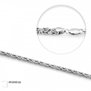 Серебряный браслет BZ8L 80 rod