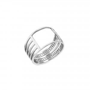 Серебряное кольцо Silver без камней 1372