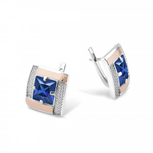 Серьги со шпинелью 481
