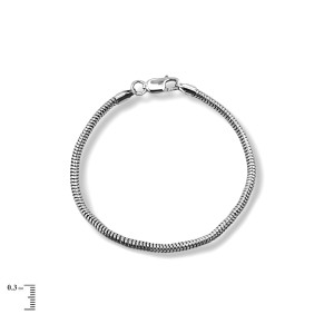 Серебряная цепь CCT 240D