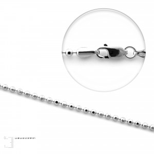 Серебряная цепь PL 180 rod