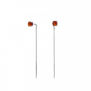 Сережки з бурштином 895ПР