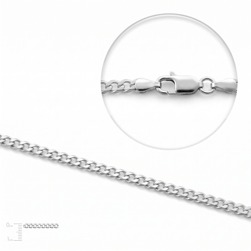 Серебряная цепь PD 80 Rod